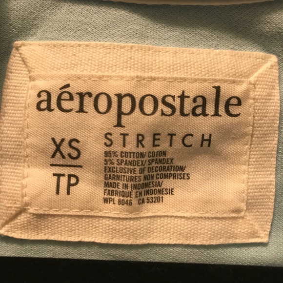 Aéropostale Light Blue Stretch Polo - Picture 3 of 3